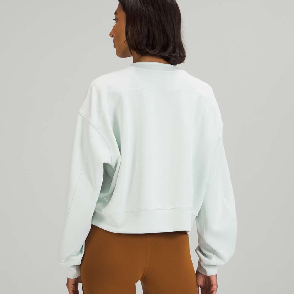 NWOT Lululemon Perfectly Oversized Cropped Crew *Softstreme - Picture 2 of 11